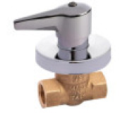 Краны шаровые скрытого монтажа