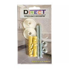 Кріплення DIRECT умивальника до стіни 8*100 (СКІН6) DIRECT 1047868