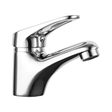 F1013 умивальник одноваж. литий вилив лат. корпус гайка Ø35 (хром) {10/1} FRAP 1056058