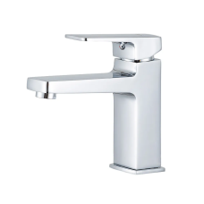 F1090 умивальник одноваж. литий вилив лат. корпус гайка Ø35 (хром) {10/1} FRAP 1055770