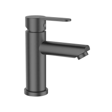 EKO1A-09-GUNGREY умивальник одноваж. лит. вилив нерж. сталь гайка Ø35 (гангрей) {10/1} WEZER 1046194