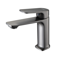 F1086-9 умивальник одноваж. литий вилив лат. корпус гайка Ø35 (гангрей) {10/1} FRAP 1055767