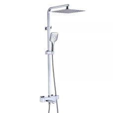 Душова система з термостатом GAPPO G2418-40, вилив перемикач на лійку, хром GAPPO 1043365