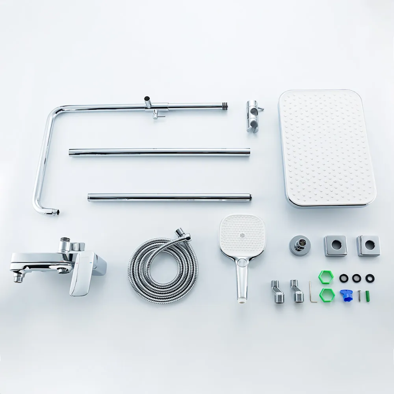 G2428 душ. система 3х функц. одноваж. лат. Ø35 (хром) {3/1} GAPPO 1055877