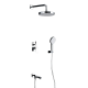 F7175 душ. система вбуд. 3х функц. одноваж. лат. Ø35 (хром) {4/1} FRAP 1055783