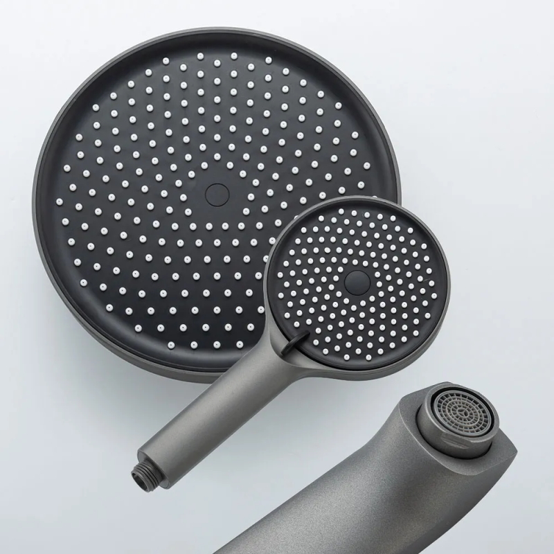 F7175-19 душ. система вбуд. 3х функц. одноваж. лат. Ø35 (гангрей) {4/1} FRAP 1055784