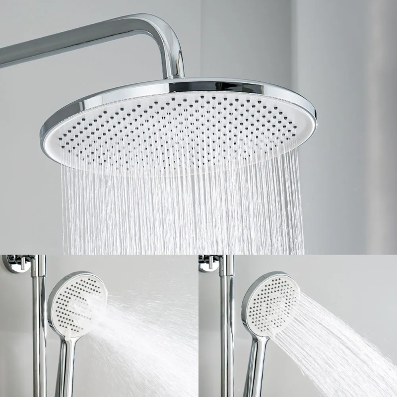 F2488 душ. система 3х функц. поворот.вилив лат. корпус Ø35 (хром) {4/1} FRAP 1047619