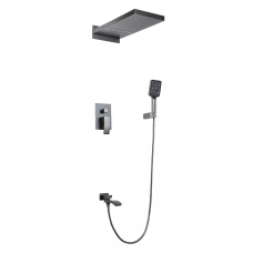 G7107-79 душ. система вбуд. 3х функц. одноваж. лат. Ø35 (гангрей) {2/1} GAPPO 1047250