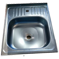 Мийка нерж.UA 5060 товщ-0.4mm, р-р-600*500*140mm Polish (накладна) {20} UA 1037068