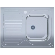 Мийка нерж.UA 6080-R товщ-0.4mm, р-р-600*800*140mm Polish (накладна) {20} UA 1037076