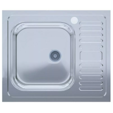 Мийка нерж.UA 5060-L товщ-0.4mm, р-р-500*600*140mm Polish (накладна) {20} UA 1037069