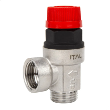 Запобіжний клапан ITAL 1,5 bar ВЗ 1/2" нік. {120} ITAL 1055659