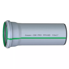 Труба СВК-Альянс ПП 110*2,7* 250 PRO зелена {10} SVK 1044924