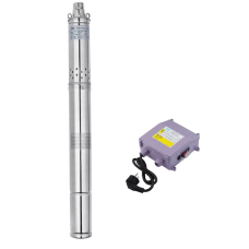 3QGDa550-100 FORWATER 3" JIADI шнек(каб.14м) 0,55кВт,Нmax=100,Qmax=1,8 м³/год+пульт {1} FORWATER 1056819