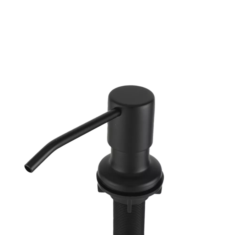 F408-6 Дозатор рідкого мила вбудований (нерж./пластик) 300мл (Чорний) {50/1} FRAP 1046753