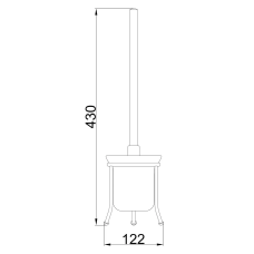 Йорж підлоговий Frap F905, скло/хром FRAP 1037793