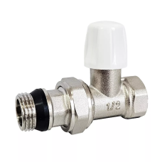 Кран рад. прямий низ 1/2"  з ущільн.рез. RL  {120} RL 1048064