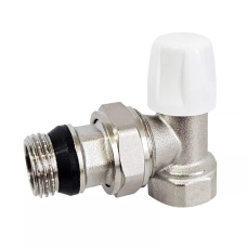 Кран рад. кутовий низ 1/2" з ущільн.рез. RL {120} RL 1048063