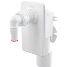 APS4 Сифон для пральної машинки білий під штукатурку  {40} ALCA 1056776