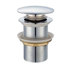 ITF 1057 донний клапан 1 1/2" CHROME ITAL без переливу автомат (коробка) {50/1} ITAL 1055707