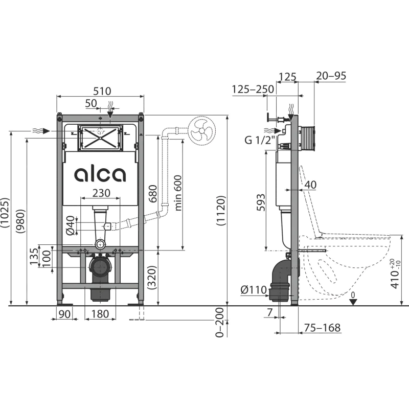 AM101/1120 Інсталяція для гіпсокартону {1} ALCA 1056561