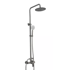 F2448-20 душ.система нерж.корп. 2х функцій. (сатин) {4/1} РОЗПРОДАЖ 1040788