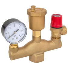Група безпеки ITAL у теплоізоляції 1" (клапан 3 bar+манометр 1/4+повітрявідв. 3/8) {20} ITAL 1057056