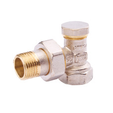 Кран радіаторний кутовий нижній FADO Сlassic 1/2 (KR02)