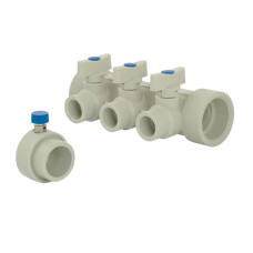 ПП колектор FADO з кульовими кранами 40х20*3 (PKW03)