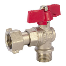 Кран кульовий кутовий з накидною гайкою FADO 20 3/4 ВЗ (KG12)