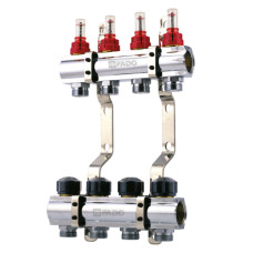 Колектор FADO з витратомірами 1"х3/4" 3 виходи (KRV103)