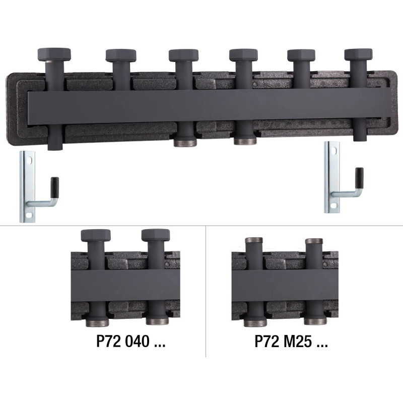 BARBERI Розподілювач для опалення з кронштейнами 1