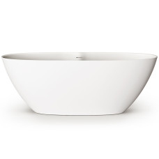 VAPERLS175/00 Perla Ванна окремостояча 175см з литого (штучного) каменю Silkstone, з інтегрованим сифоном, колір білий мат