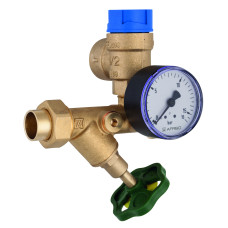 Afriso 779 76 Група безпеки до бойлеру DN15 10бар паяне з'єднання Ø 18 мм