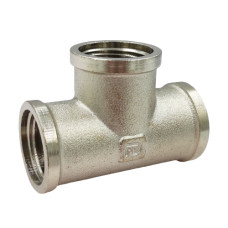 FADO Трійник 3/4x1/2x3/4" ВВВ нікель (T04)