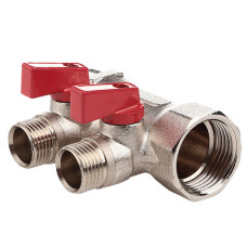 Колектор з шаровими кранами FADO 3/4" x 1/2"x2 (KSR02)