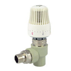 FADO ПП Кран радіаторний з термоголовкою кутовий 20x1/2" (PKT02)