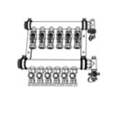 Розподільчий колектор REHAU 1 1/4 2 HKR (246609001)