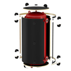 Flamco Буферна ємність для охолоджувальної води PS-K 1000, без ізоляції (18262)