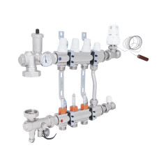 Колекторна група Icma 3/4" 3 виходи, з витратоміром №A2K013 (A2K013APH06)