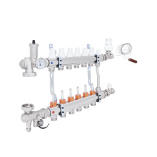 Колекторна група Icma 3/4" 6 виходів, з витратоміром №A2K013 (A2K013APK06)