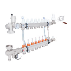 Колекторна група Icma 3/4" 7 виходів, з витратоміром №A2K013 (A2K013APR06)