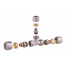 SD Forte Тройник обтискний 16 SF176W161616