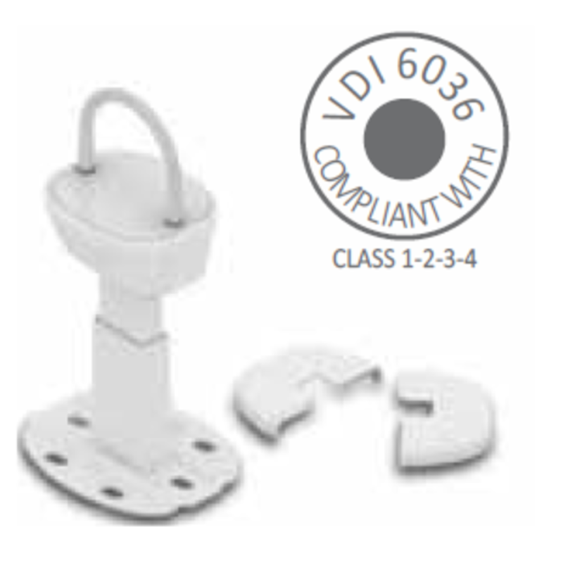 COPPIA SUPPORTO A PAVIMENTO BIANKO X RAD. ARDESIA (пара) (5991990310040)