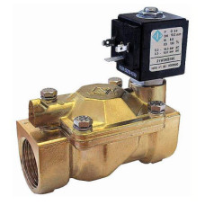 Клапан електромагн. 21W6ZB400 НО, 1 1/2", Рвх-Рвих=0,2-10ат,  Тмакс. =90С, 24В, 50Гц