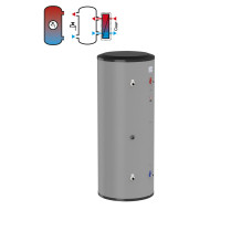 Flamco Накопичувальна ємність ГВП з нержавіючої сталі LS-E 300 без змійовиків (срібний) (19950)