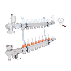 Колекторна група Icma 3/4" 8 виходів, з витратоміром №A3K013 (A3K013APL06)