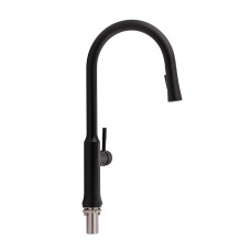 Змішувач для кухні Qtap Baruska чорний (QTBAR9137103UB)