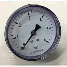 63538 манометр AFRISO  RF 63 0-6 бар 1/4" акс.