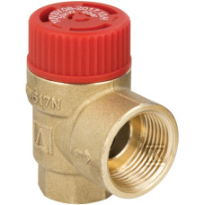 42385 MS Запобіжний клапан AFRISO  для опалювальних систем, 2,5 бар, Rp1/2" х Rp3/4"